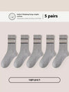 Breathable, Pure Cotton Sports Socks for Men, Mid-Calf, Plus Size