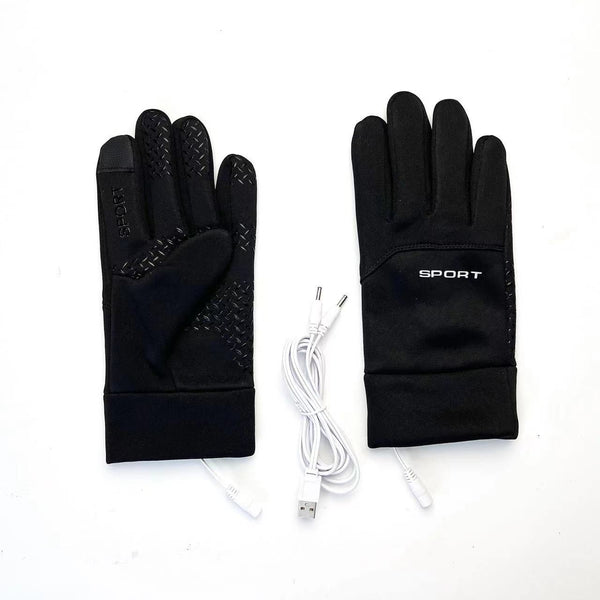 USB Electric Heating Gloves for Cycling - Waterproof & Touchscreen Compatible