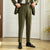 Vintage Style Men's Pants in Solid Color - Polyester/Viscose Blend - Comfortable and Stylish - Available Sizes 29-36