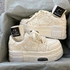Hong Kong Style Lightweight Sneakers in Milky White for Comfortable & Fashionable Wear