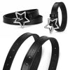 Women's Star-Buckle Belt in Various Colors - Chic and Versatile Fashion Accessory for Dresses & Jeans
