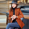 Chic Slim-Fit Women's Suit Jacket in Black - Professional & Casual Wear - Sizes S-XXXXL - Solid Color - Handy Pockets
