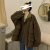 Cozy Lamb's Wool Corduroy Ladies Coat in Chenille Fabric - Women's Winter Outerwear, Autumn Fashion Jacket - S to 2XL Sizes
