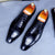 Men's Elegant Pointed-Toe Leather Shoes - Black, Brown, Coffee - Business Attire Footwear - Sizes 37-46