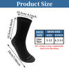 Breathable Men's Athletic Socks in Various Colors - Performance & Comfort | Mid-Calf Length, Polyester-Cotton Blend | Black & White Options