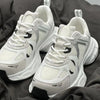 Breathable Beige Polar Wave Mesh Platform Shoes - Waterproof Wedge Heel, Quick Drying & Lightweight - Sports & Casual Wear, Sizes 35-40