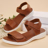 Stylish Women's Low Heel Beach Sandals in White, Black, Light Brown - Sizes 36-43