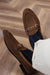 British Style Men's Slip-On Shoes with Comfortable Sole