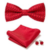 Elegant 3-Pc Floral Bow Tie Set for Men's Formal Wear