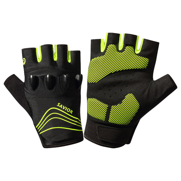 LED Illuminated Fingerless Outdoor Adventure Gloves for Men and Women - Ideal for Camping, Hiking, and Night Activities
