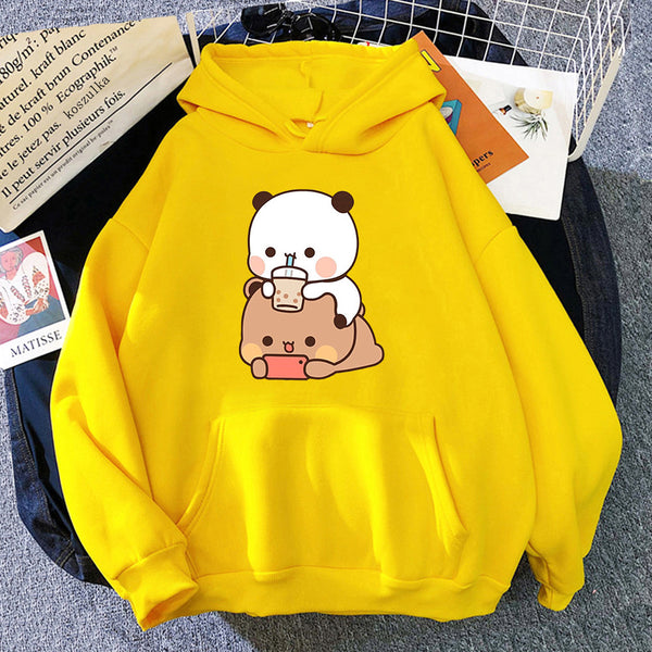 Trendy Bubu & Dudu Women's Graphic Hoodies