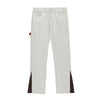 Stylish Leather & Twill Straight-leg Cargo Trousers - Casual Men's Fashion - Versatile Colors - Urban Style