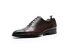 British Style Men's Leather Oxford Shoes for Men - Black Coffee - Sizes 37-44 - Formal Fashion Footwear with Classic Elegance