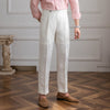 Italian Linen Summer Pants for Men - High Waist, Straight-Leg Style - Lightweight & Breathable - Mr Lusan's Men's Fashion