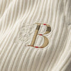 Trendy Men's Corduroy Sweatpants in Apricot & Brown, Fashion Brand Embroidery, High-Quality Cotton Blend Fabric.