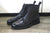 Men's Trendy Martin Leather Boots in Black or Brown - Stylish & Comfortable Cotton and Wool Boots for Men, Durable Rubber Sole - Sizes 38-44