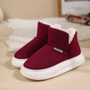 Winter Unisex Cozy Slippers with Anti-Slip PVC Sole - Brown, Khaki, Wine Red, Gray