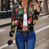 Festive 3D-Printed Short Jacket for Women, Holiday Outerwear
