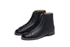 Stylish Men's Martin Boots - Height Boost, Leather High-Top, Black