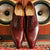 Goodyear Handmade Pointed-Toe Wine Red Shoes for Men - Quality, Comfortable, Stylish with Lace-Up Closure