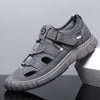 Men's Breathable Outdoor Anti-Slip Mesh Sandals - V001 Black, Gray - Sizes 39-44 - Durable, Comfortable, Velcro Design