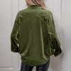 Chic Autumn Velvet Cardigan in Rich Coffee Brown, Long-Sleeve Lapel Style - Women's Fashion