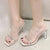 Sparkling High Heel Sandals with Rhinestone and Crystal Details - Glamorous women's footwear for parties and weddings. Durable and stylish above 8cm heel sandals.