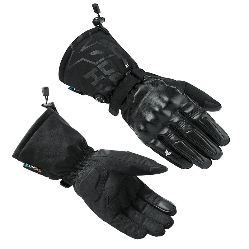 Cycling Warm Waterproof Non-slip Touch Screen Ski Heating Gloves