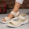 Chic Plus Size Fish Mouth Platform Sandals in diverse colors and sizes - Casual, breathable, durable, and stylish footwear for summer fashion.