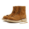 Vintage Style Mid-Top Suede Leather Boots, Sand Color, Flat Heel, Lace-up Closure - Men's Retro Footwear, size 38-44