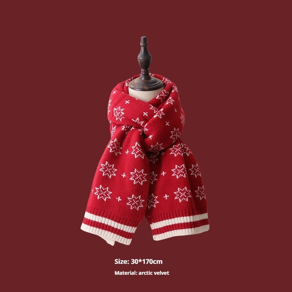 Warm & Cozy Winter Plaid Wool Scarf - Ideal New Year Gift for Couples