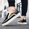 Tide Brand Men's White Low-Top Sneakers, Hardwearing Microfiber Shoes, Round Toe Design