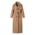 French Woolen Coat with Belt for Casual Wear - Polyester - Mid-length - Winter Outerwear - Asian Sizes - Chic Style