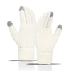 Windproof Fleece-Lined Cycling Gloves for Cold Weather in Various Colors