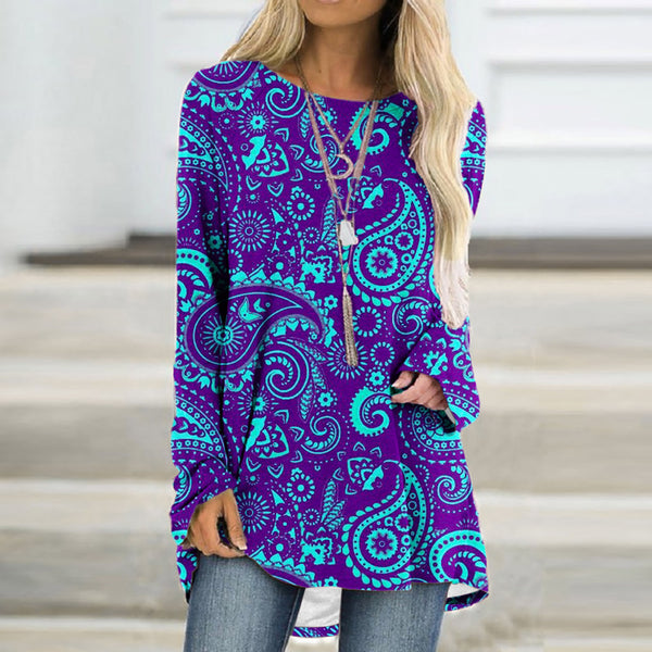 Stylish 3D Printed Women's Pullover T-shirt in Vibrant Colors & Sizes