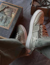 Breathable Star-Patterned Low-Top Casual Shoes with Mesh Lining and Rubber Sole - Chic and Comfortable Athletic Footwear