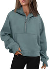 Cozy Winter Hooded Sweatshirt in Various Colors - Women's Fashion Top