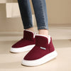 Cozy Unisex Winter Slippers with Anti-Slip PVC Sole (Brown)