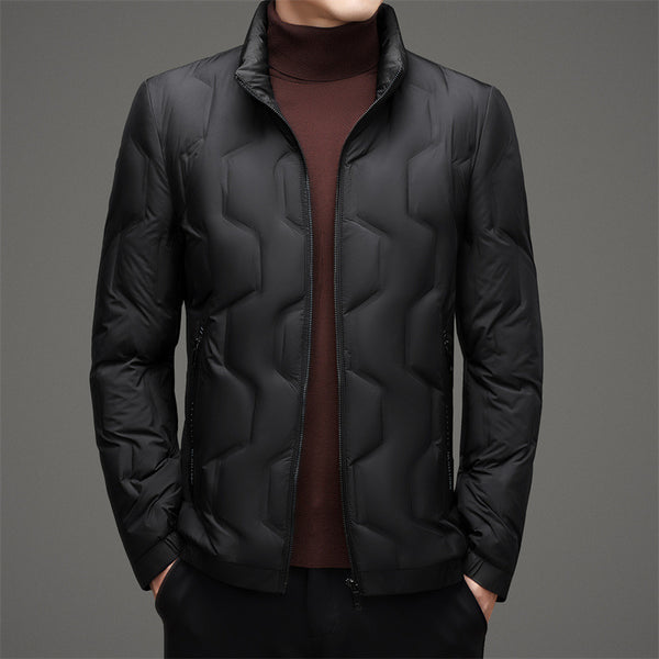 Winter Jacket for Men - Stylish Stand-Up Collar Design