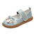 Chic Japanese Lolita Style Single Strap Flats in Blue, Pink, or Brown - Women's Comfortable Flat Heel Shoes
