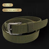 Chic Women's Nylon Weave Belt with Alloy Pin Buckle in Multiple Colors. Stylish and Lightweight Fashion Accessory.