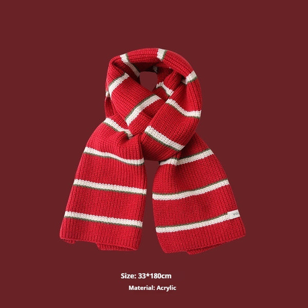 Warm & Cozy Winter Plaid Wool Scarf - Ideal New Year Gift for Couples