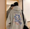 Men's Hooded Velvet Sweater - Warm Loose Pullover Coat