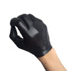 Luxury Men's Fleece-Lined Sheepskin Gloves - Brown & Black - Winter Fashion Mittens