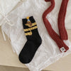 Puppy Embroidered Mid-Calf Fall Winter Socks
