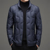 Stand-Up Collar Winter Jacket for Gents - Warm & Stylish Men's Down Coat