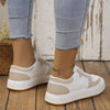 Stylish Women's Round Toe Color-block Casual Shoes for Fashionable Women