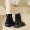 Chic British Knitted Ankle Boots in Creamy-White, Black, and Brown | Elegant Thin Booties with Satin Material and Rubber Sole