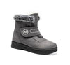 Women's Insulated Snow Boots with Velcro Strap, Waterproof Non-Slip Winter Footwear in Red, Black, Gray - Comfy Casual Style
