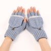 Wool Fingerless Gloves for Women in Black - Touch-Screen Compatible, Stylish & Warm Winter Accessory
